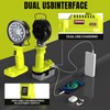 Cordless Work Light, Compatible with Batteries Ryobi 18V One+ Li-ion