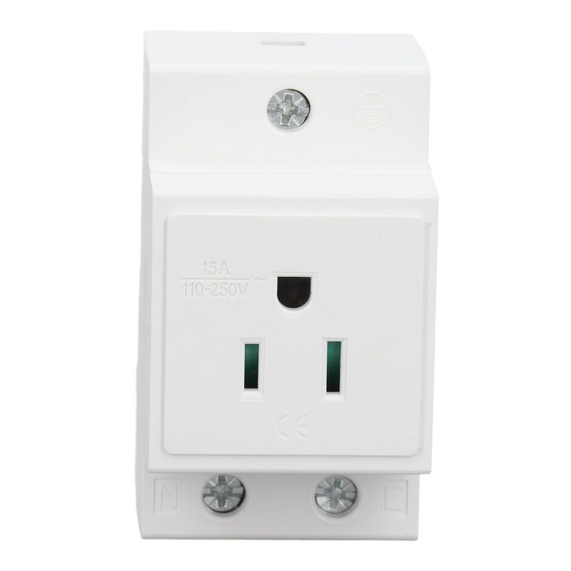 DIN Rail Socket, DIN Rail Mount Modular Power Socket Single