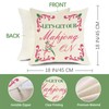 Fjfz Chinese Mahjong Queen Decorative Throw Pillow Covers 18 x