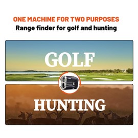 AOFAR Golf & Hunting Rangefinder GX-2S PRO Dual Mode Adjustable Laser Rangefinder 1000Y with Slope On/Off, Flag Lock with Vibration, Angle and Horizontal Distance, Gift Boxed