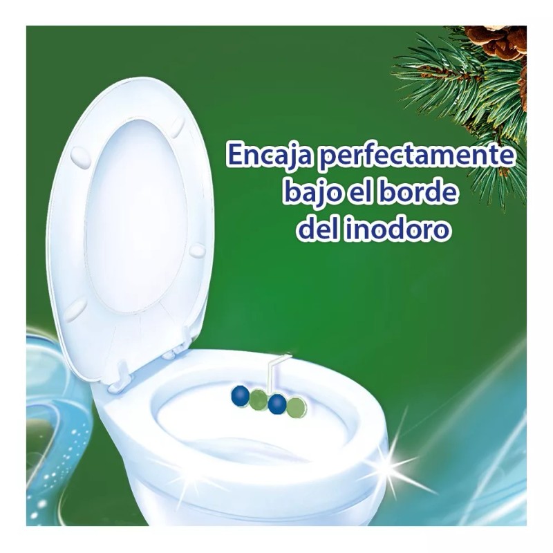 Bref Canastilla limpiadora Bref WC poder activo pino 50g