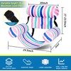 Blueweenly 6 Pcs Inflatable Pool Floats Chairs Adult Floating Lounge