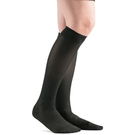 Actifi Opaque Microfiber 15-20 mmHg Compression Stockings, Knee High, Closed Toe, Moderate Support
