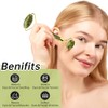 Jade Gua Sha y rodillo facial, juego de herramientas faciales