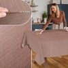 Fabric Tablecloth, Textile Table Linen, Cotton Polyester, Washable, Plain Ornamental