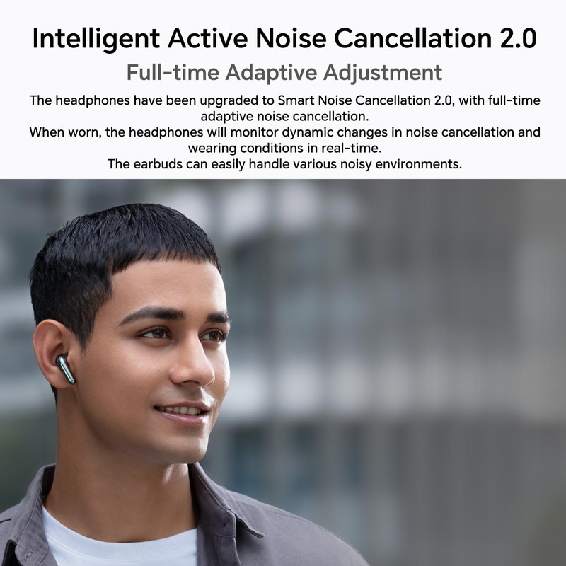 HONOR Choice Earbuds S7 Headphones, 36H Bluetooth Headset, Tri-mic AI