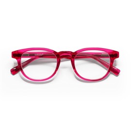 eyebobs Clearly Unisex Premium Blue Light Readers, Pink Crystal Front and Temples, 3.50 Diopter