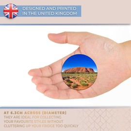 Destination Vinyl ltd Magnet for Refrigerator, Fridge - Ayers Rock Sandstone Australia for Office, Cabinet and Whiteboard, Magnetic Stickers, 16944