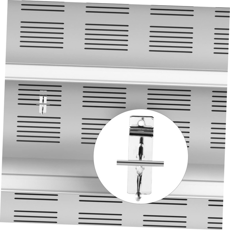 Mobestech Heavy Duty Iron Hooks 10 Pcs Garage Slatboard Hooks