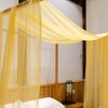 Linentalks Canopy Bed Scarf, Luxury Sheer Bed Canopy Scarf, Sheer
