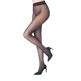 MARILYN Naked Luxe Silky Tights 40 Denier (Black, XL Plus)