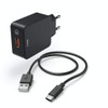 Hama 00183230 mobile device charger Indoor Black - Mobile Device
