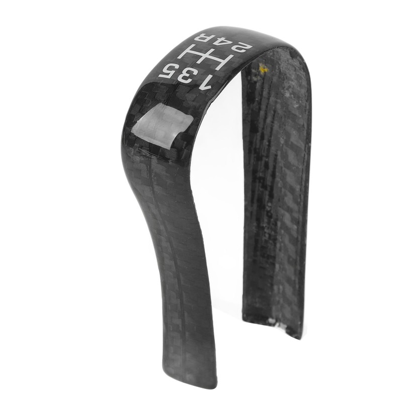 5 Speed Gear Shift Knob Cover Carbon Fiber Decorative Fashionable