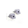 Royal Flush Poker Cufflinks with a Presentation Gift Box