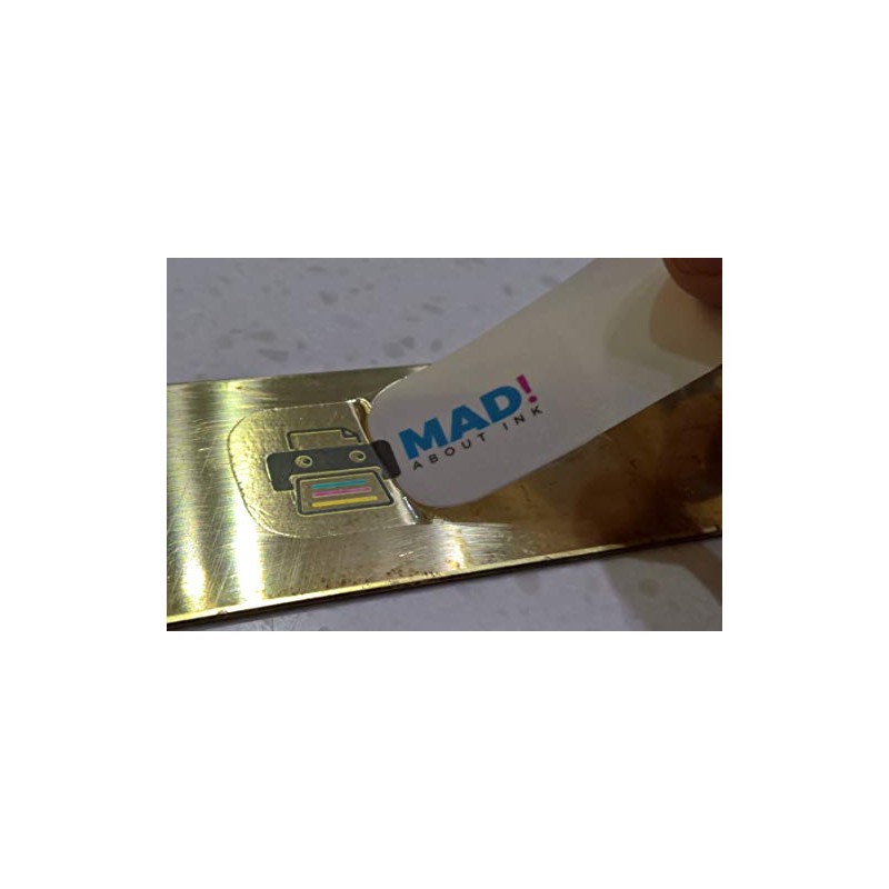 Madaboutink Clear Waterslide Decal Transfer Paper for Laser Printers &