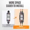 Pjerjzn Solar Panels Disconnect Switch 30A 1000VDC PV Shut Off