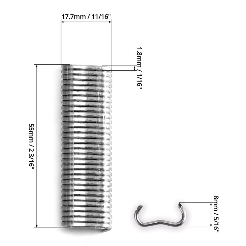 QWORK 1200Pcs Hog Ring, M Clips, Hand Tools for Animal