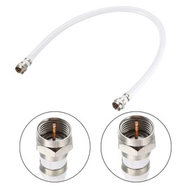 uxcell RG6 Coaxial Cable with F Type Male to F Type Male Connectors 1 ft