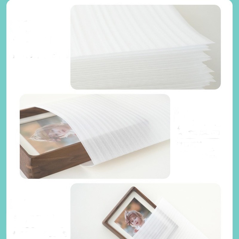 DRENIS 40 PCS Foam Pouches, 12 x 16 Inch, White,