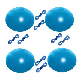 4ft Round Pool Pillows for Above Ground Pools Pool Pillows for Closing Winter Air Pool Cover Pillow Kit for Winterizing with Ropes Cold Resistant Winterizing Float Pillow for Swimming Pools (Pack of4)