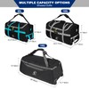 REDCAMP Rolling Duffle Bag with Wheels, 120L Luggage Foldable Duffle