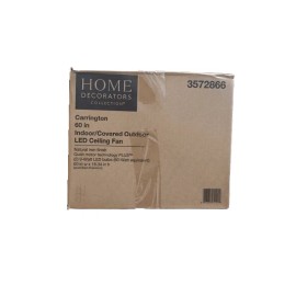 Home Decorator's Collection HDC Carrington 60 in. Indoor/Outdoor Ceiling Fan with LED Dome Light Kit