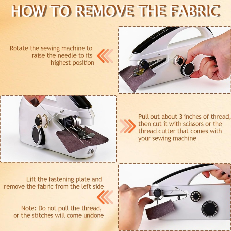 Handheld Sewing Machine, Portable Mini Hand Sewing Machine for Beginners
