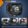 Nilight Fog Lights Assembly Compatible with 2016 2017 2018 2019