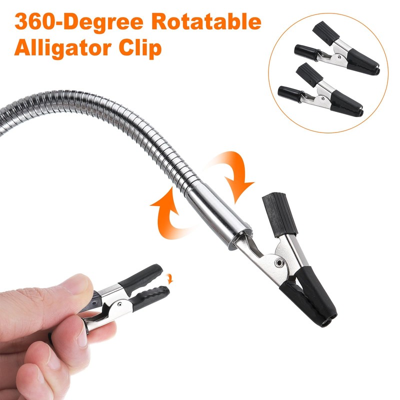 HARFINGTON Soldering Helping Hands, Third Hand Solder Tool Clamp Stand