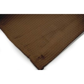 Dainty Home Hotel Collection Waffle Weave Shower Curtain, 70" x 72", Chocolate