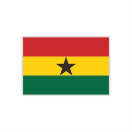 Womaha 30 Sheets Ghana Flag Temporary Tattoos for Kids Adults Fans Fake Face Tattoo Stickers