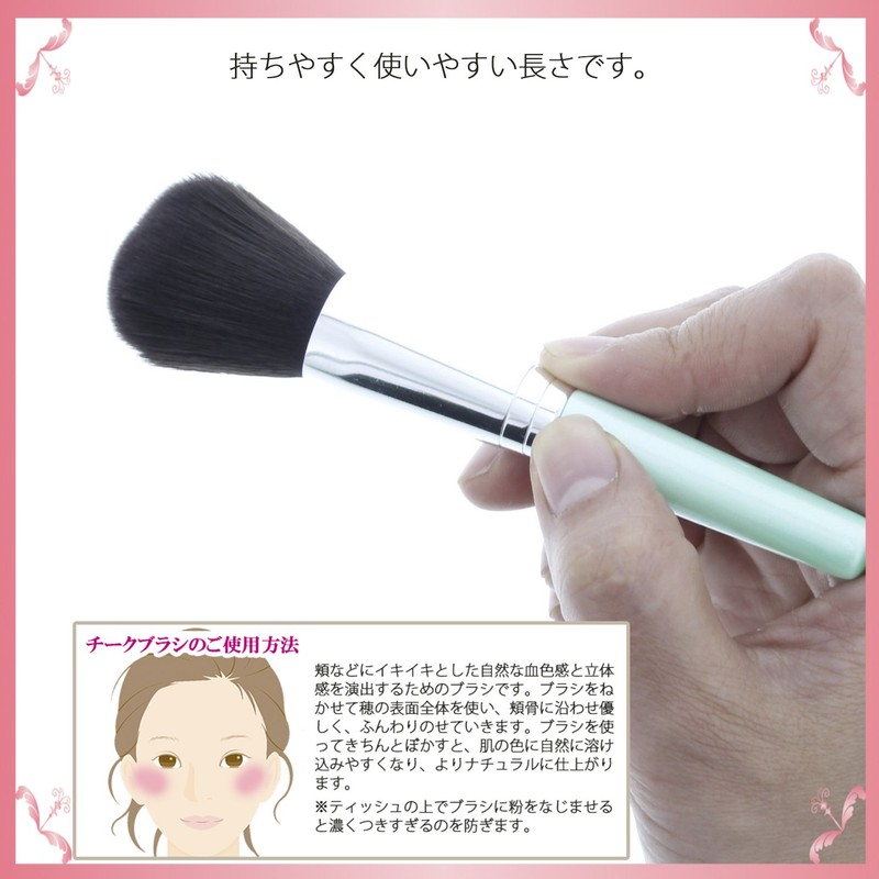 Shishida Seishindo PA-02 Makeup Brush, Brush House, Cheek Brush