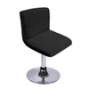 BTSKY Black Bar Stools Slipcovers with Backrest Cover Stretch Chair