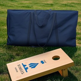 AUVCAS Cornhole Carrying Case with Shoulder Strap Fits 4' x 2' Regulation Size Board, Waterproof Cornhole Carry Bag for Cornhole Outdoor Games