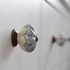 Nicola Spring 6 Pack Light Blue Ceramic Round Drawer Knobs