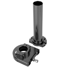 Motorcycle Handgrip, 22 mm Aluminium Motorcycle Modified Quick Twister Handlebar Throttle Grip (Black), Blue, red, black.