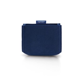 magnetoplan magnetoTray ecoAware Medium Magnetic Felt Pen Holder, 13 x 10 x 6 cm, Blue Pen Holder Made from Recycled PET Bottles