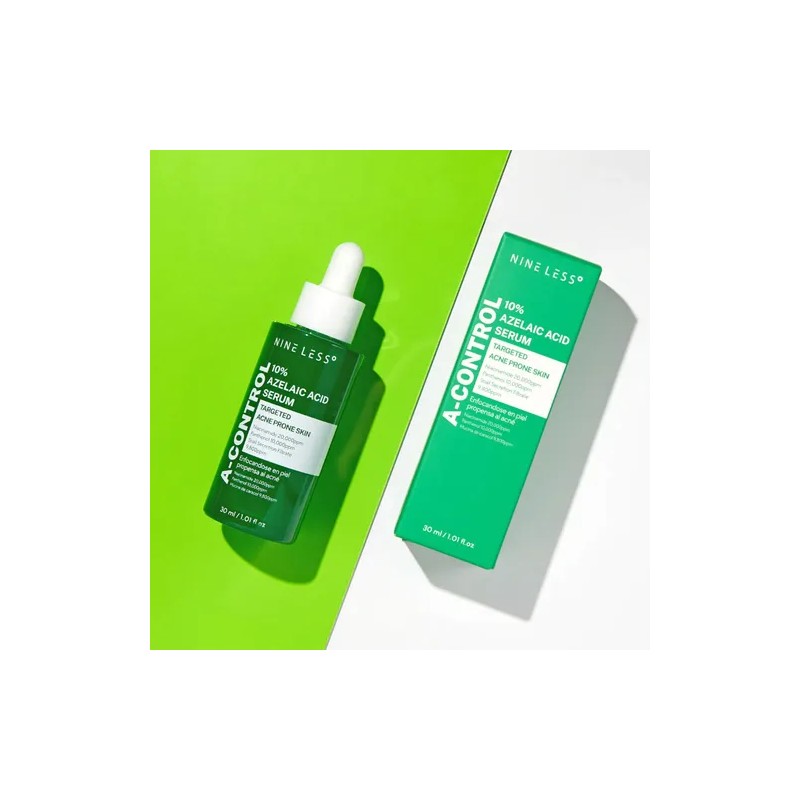 Nineless Srum Facial cido Azelaico 10 Controla Imperfecciones y Brillo
