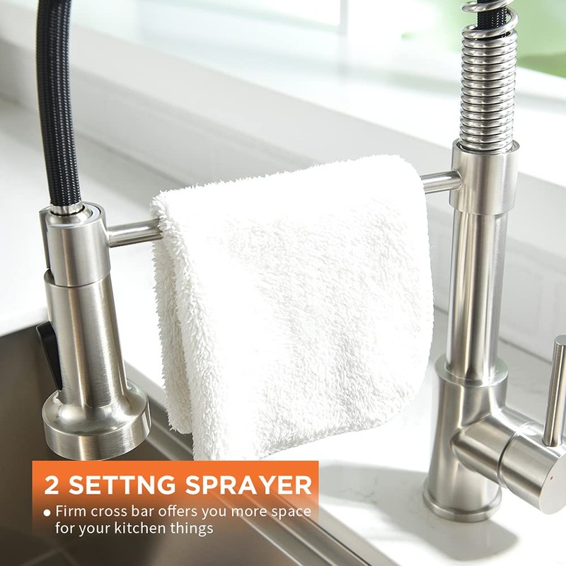Kitchen Faucet, Kitchen Faucets with Pull Down Sprayer Sus304 Stainless