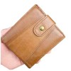 Men's Genuine Cow Leather RFID Wallet with Coin Pocket &