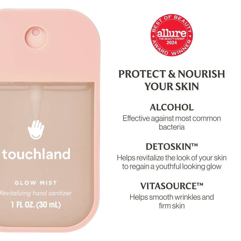Touchland Glow Mist + Gentle Mist + White Mist Case,