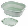 Daimix Collapsible Wash Basin Set of 2, Foldable Small Medium
