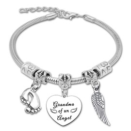 Memorial Gifts for Loss of Grandma In Memory of Grandma Bracelet Sympathy Gifts for Loss Miscarriage Jewelry In Memory of Grandmother Gifts Remembrance Gifts Loss of Grandma Gift Bereavement Gifts