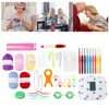 12 Pcs Crochet Needle Set Aluminum Oxide Weaving Sewing Knitting
