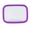 Décor Match-Ups Basics Oblong Storer, Purple, 500 ml Capacity, (Pack