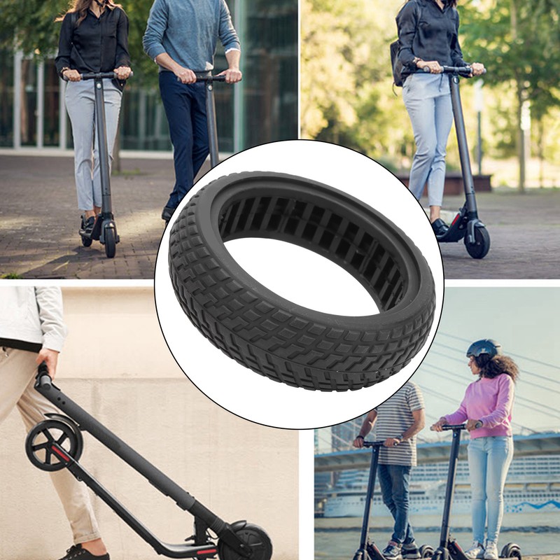 ExplosionProof Solid Tyre Rubber Tire Hollow Out Damping for 6.5inch