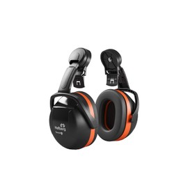 Hellberg Safety 42003-001 Secure 3 Helmet Mount Hearing Protection, 27 dB NRR, Level 3 Protection for High to Very High Noise, Red