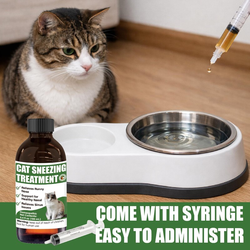 Cat Sneezing Support Liquid – Feline Nasal & Sinus Oral
