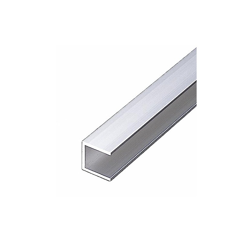 SUS Aluminum Channel, 0.8 x 0.8 inches (20 x 20