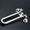 Door Security Chain Restrictor, Swing Bar Door Lock with Screws,